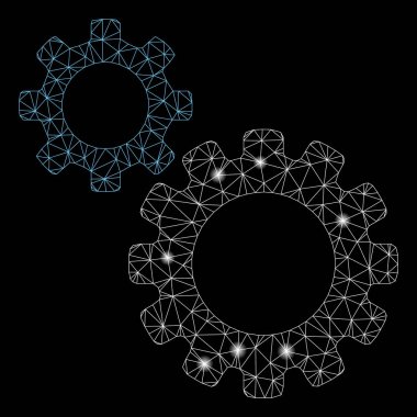 Flare Spotlar ile flare mesh ağ Iletim Gears