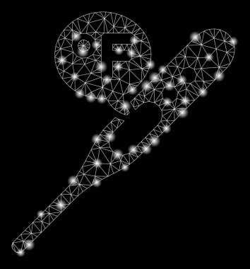 Flare Mesh 2d Sıcaklık Fahrenheit Parlama Noktalar ile