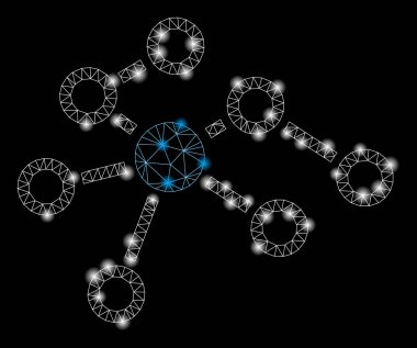 Flare Spotlar ile flare mesh ağ Ilişkileri