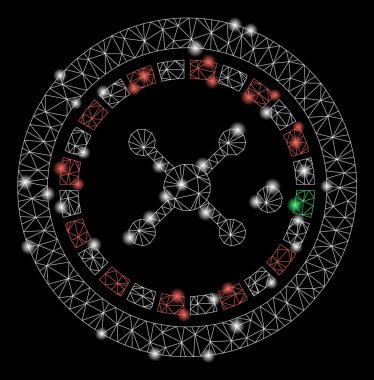 Flare Mesh Karkas Rulet Flare Noktalar ile