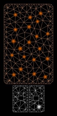 Flare Örgü Tel Çerçeve Usb Flash Sürücü Parlama Noktalar ile