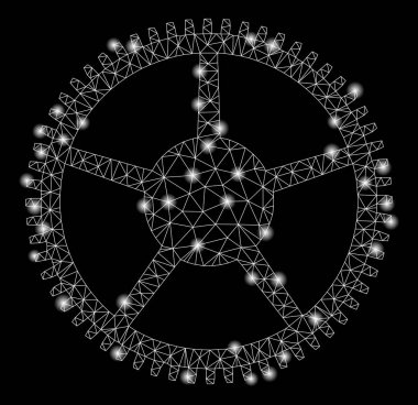 Flare Mesh Ağ Diş Ana Tekerlek Flare Spotlar ile