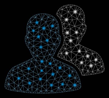 Flare Mesh 2d Kullanıcı Hesapları Parlama Spotları ile