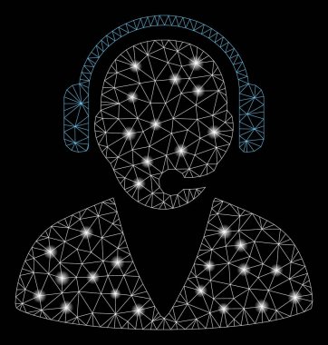 Flare Spotlu Flare Mesh Ağ Destek Operatörü