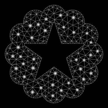 Flare Mesh 2d Yıldız Kalite Sticker Flare Noktalar ile