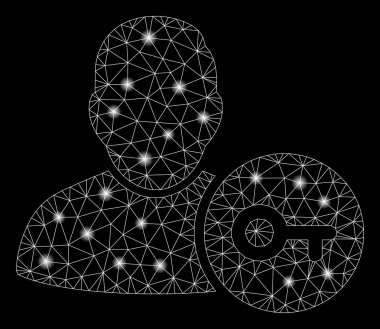 Işık Lekeleri ile Flare Mesh 2d Kullanıcı Girişi