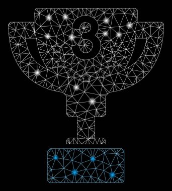 Flare Mesh 2d Üçüncülük Ödülü Kupası Flare Spotlar ile