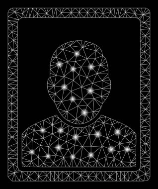 Flare Spotlu Fişek Kafes Tel Çerçeve Kullanıcı Görüntüsü