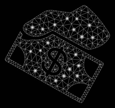 Işık Noktalar ile Parlak Örgü Tel Çerçeve Ödeme