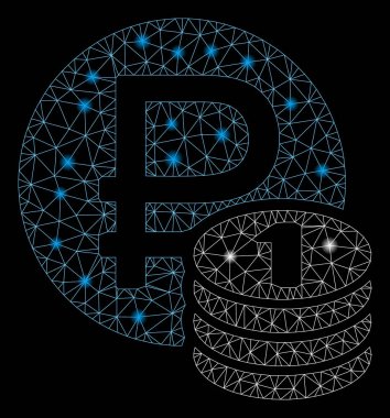 Flare Spotlu Fişek Kafes Tel Çerçeve Rouble Sikkeler