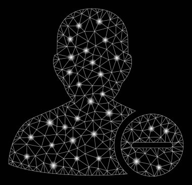 Flare Mesh Tel Çerçeve Kullanıcı Flare Spotlar ile Kaldırma