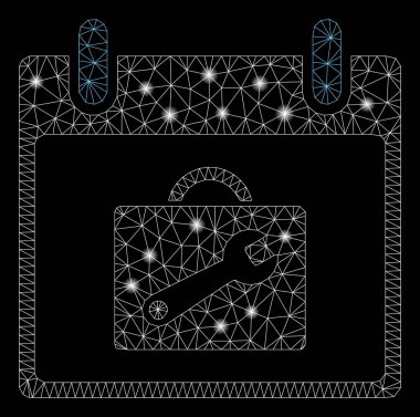 Flare Mesh 2d Araç Kutusu Takvim Günü Flare Spotlar ile