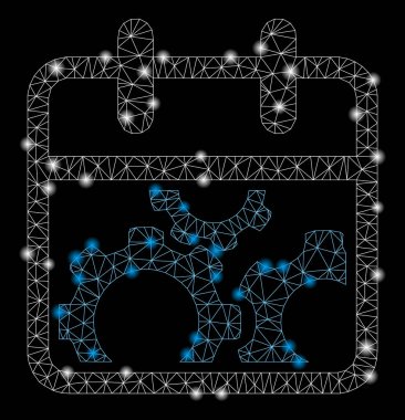 Parlama Noktalar ile Parlayan Örgü Ağ Teknik Günü