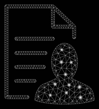 Flare Mesh Karkas Kullanıcı Listesi Sayfa Parlama Noktalar ile