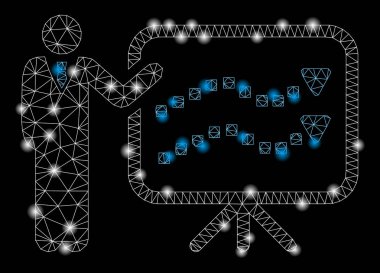 Işık Noktalar ile Parlak Örgü Tel Çerçeve Trendleri Anlatım