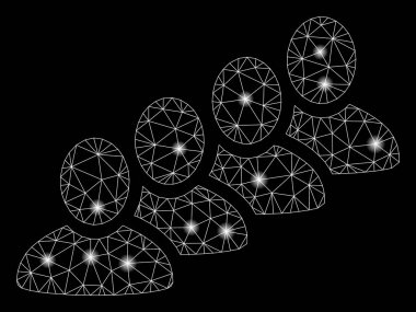 Flare Mesh 2d Kullanıcı Kuyruğu Parlama Spotları ile