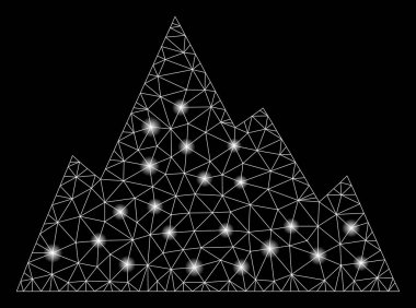 Flare Mesh Karkas Kaya Dağı Flare Noktalar ile