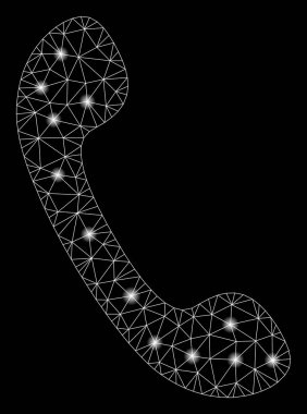 Flaş Spotlu Flare Örgü Karkas Telefon