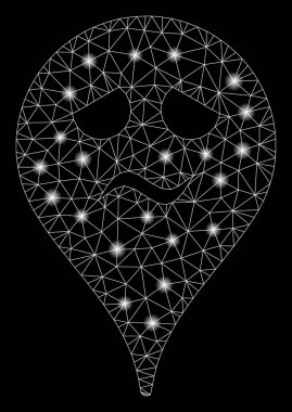 Flash Spotlu Flare Mesh 2d Trouble Smiley Harita İşaretçisi