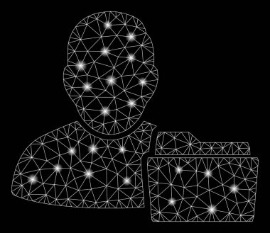 Parlama Noktaları ile Flare Mesh Karkas Kullanıcı Belge Klasörü