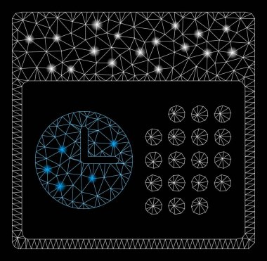 Flare Mesh Ağ Saati ve Tarihi Parlama Noktalar ile