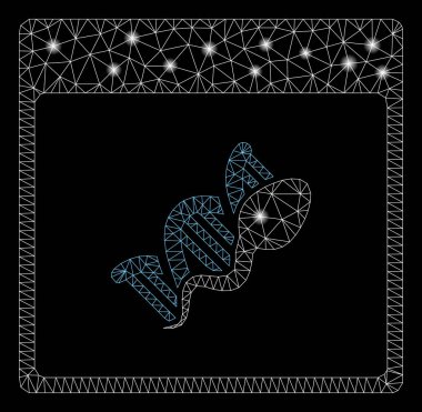 Flare Mesh Ağ Sperm Dna Çoğaltma Takvim Sayfası Flare Noktalar ile