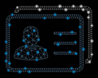 Flare Spotlu Fişek Kafes Tel Çerçeve Kullanıcı Profilleri