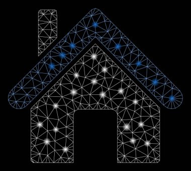 Flare Spotlu Fişek Kafes Tel Çerçeve Ev