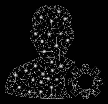 Parlama Noktaları ile Parlak Örgü Karkas Kullanıcı Seçenekleri