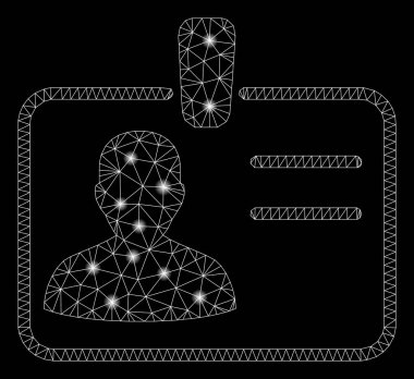 Flare Mesh 2d Kullanıcı Rozeti Parlama Spotları ile