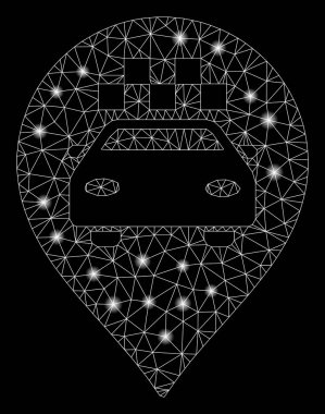 Flare Mesh Karkas Taksi Araç Marker Flare Noktalar ile