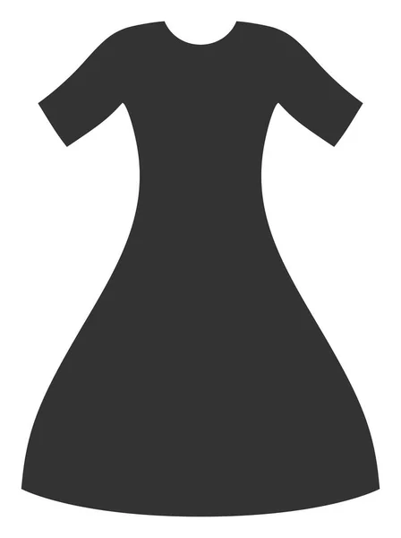 Raster mujer plana vestido icono — Foto de Stock