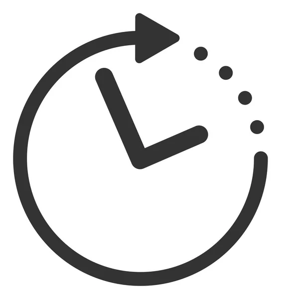 Raster Flat Time Direction Icono —  Fotos de Stock