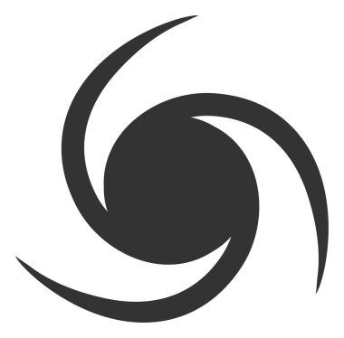 Vektör Düz Gökada Dönüş Simgesi