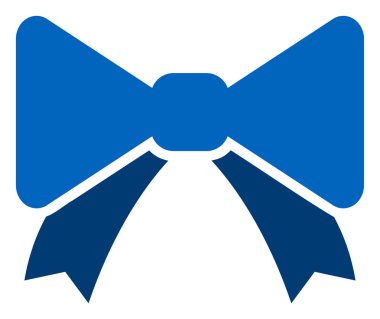 Vektör Düz Papyon Simgesi