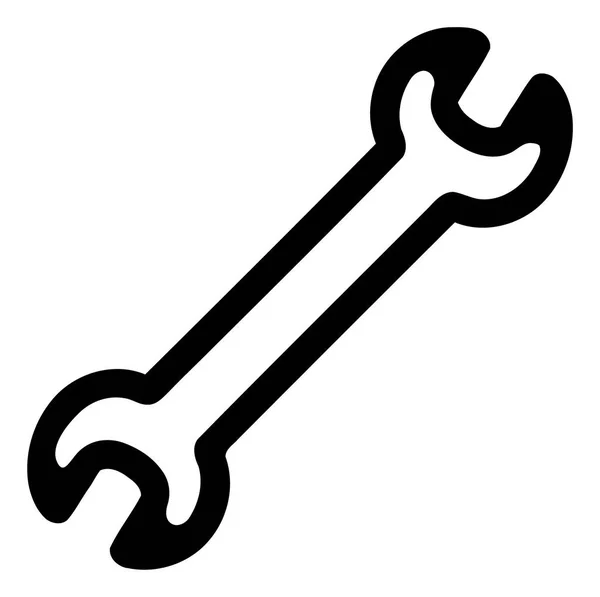 Ikona vektorového plochého klíče — Stockový vektor