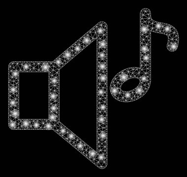 Flaş Noktalı Parlak Kablo Çerçevesi Ses SesiName