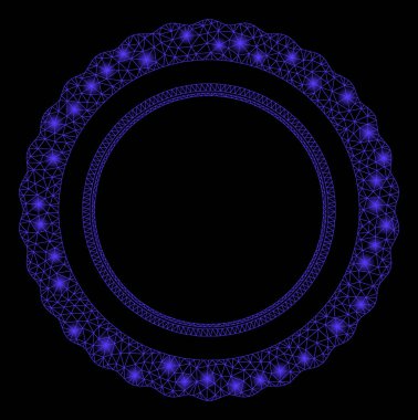 Fişek Ağı İşaret Lekeli Çift Sertifika Rosette Çerçevesi