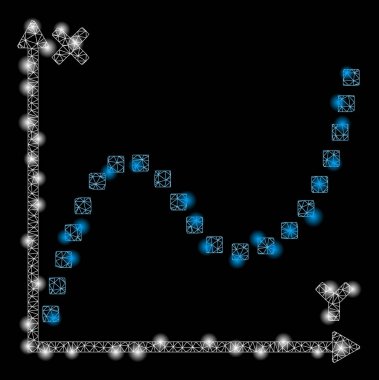 Işıklı Noktalı Parlak Izgara Ağı