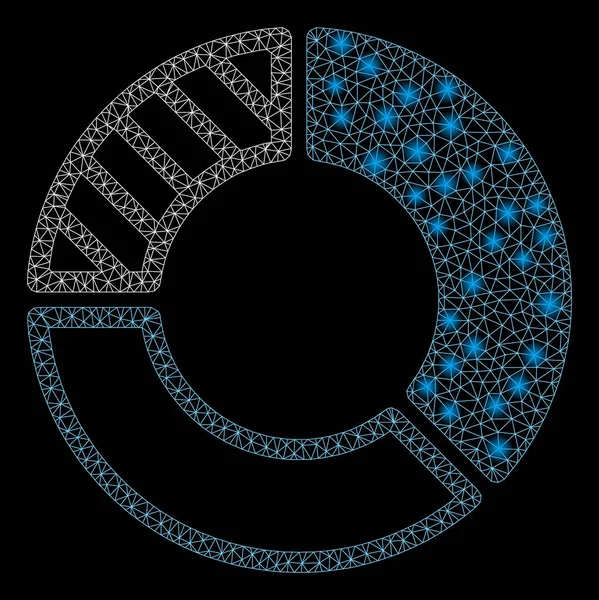 Flaş Noktalı Parlak Ağlı 2d Turta Çizelgesi