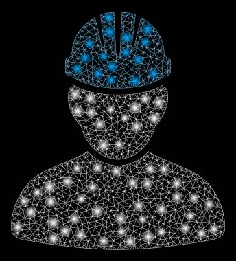 Işıldayan Ağ 2d Işıl ışıl Benekli İşçi