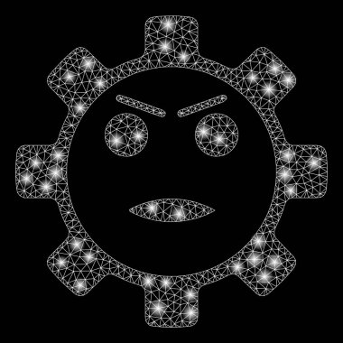 İşaret fişeği işaretli kızgın gülen geyik iskeleti.