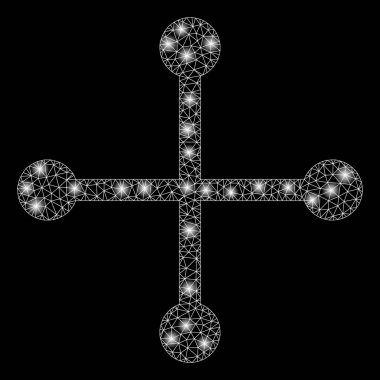 Işıltılı Ağ 2d Benekli Rulet