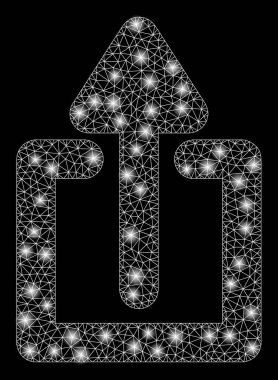 Flare Mesh Wire Frame Upload with Flare Spots