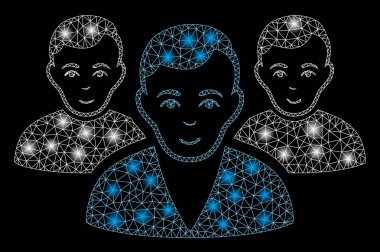 Işık Noktalı Parlak Ağ Kabartma Kullanıcı Grubu