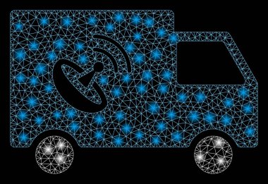 Fişek lekeli Ağ 2d Uzaktan Kumanda Minibüsü