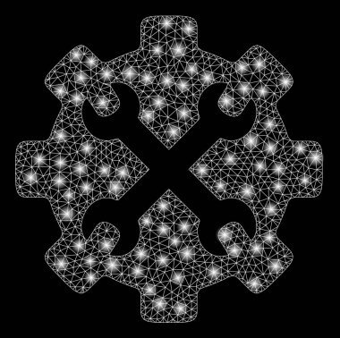 Flare Spotlar ile flare Mesh 2D servis araçları