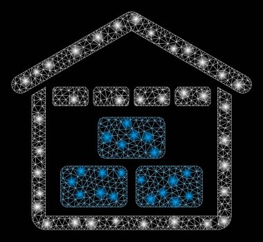 Fişek Benekli Fişek Kablo Çerçevesi Deposu