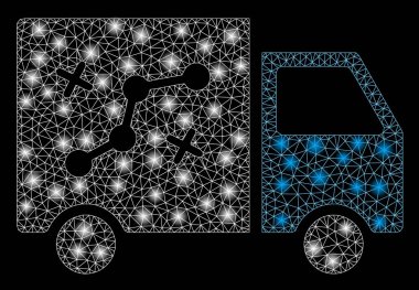 Işıl ışıl parlayan benekli 2d Rota Minibüsü