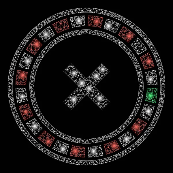 Işıl ışıl parlayan benekli 2d Rulet